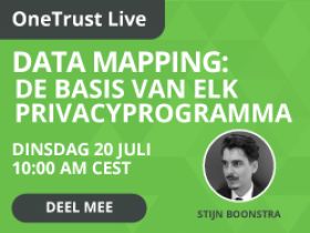 Deel mee aan de OneTrust webinar Data mapping: De basis van elk privacy programma